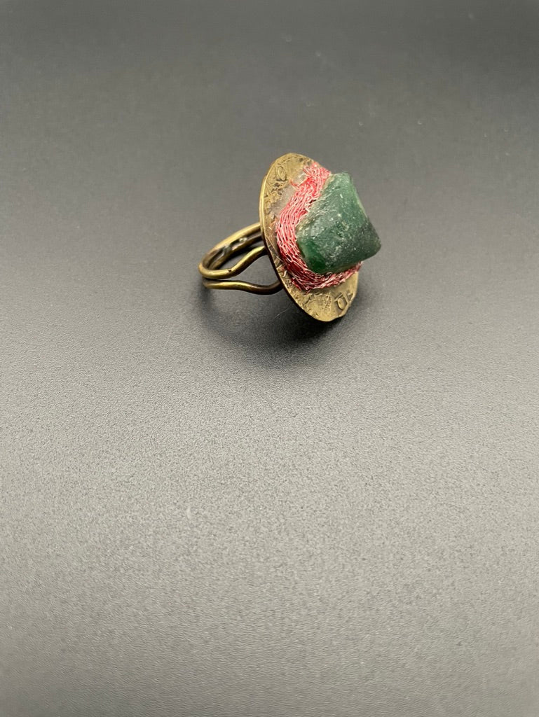 Bronze Seaglass Selen Ring