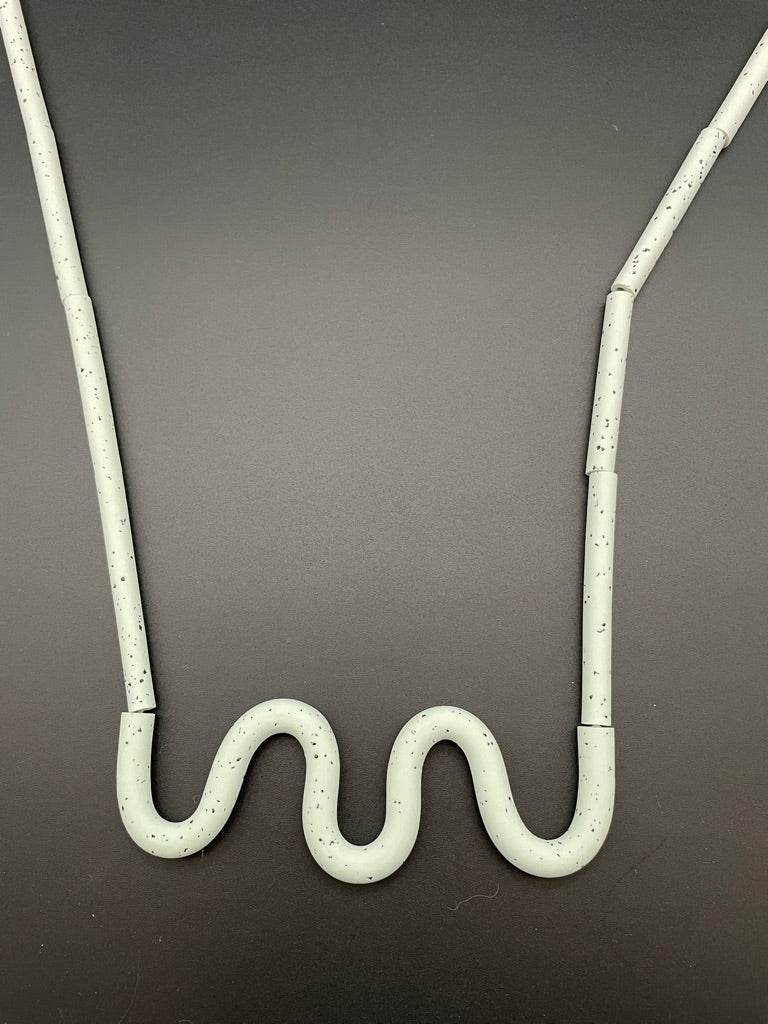Polymer Wiggle Necklace by Kate Trouw