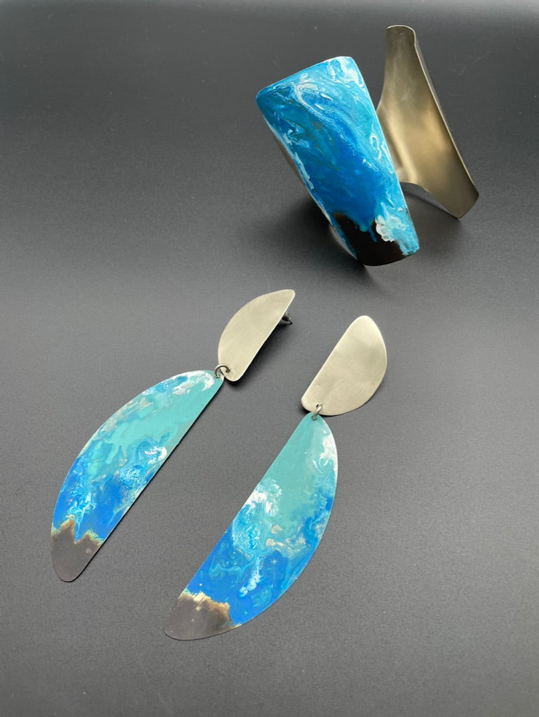Jumbo Silver Storm Cuff Bracelet by Sibilia