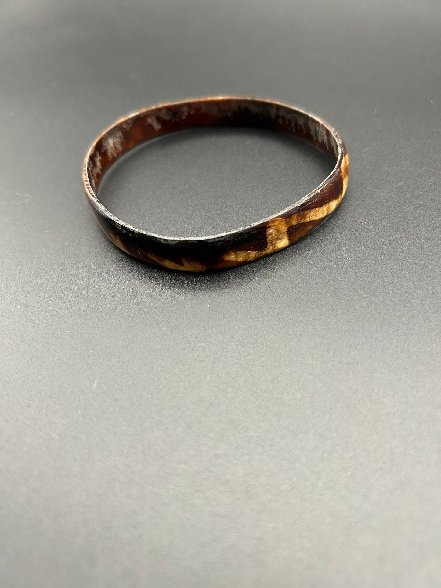 Thin Horn Bangle Bracelet-- version B