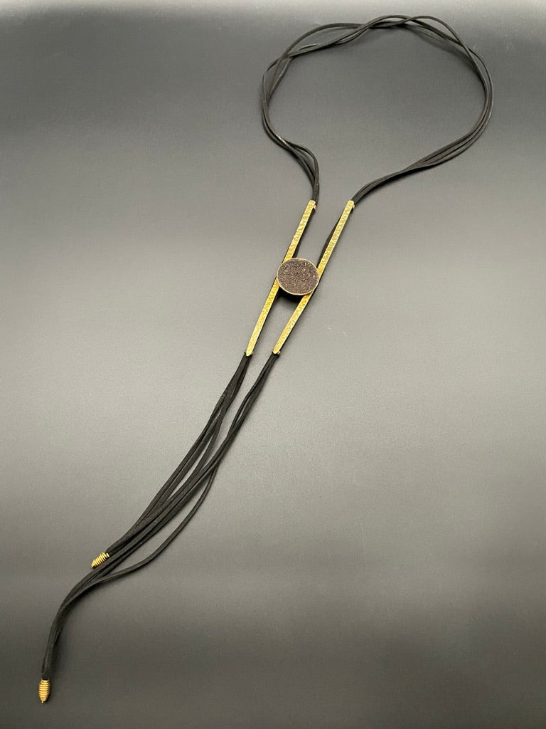 Sueded Lariat Necklace