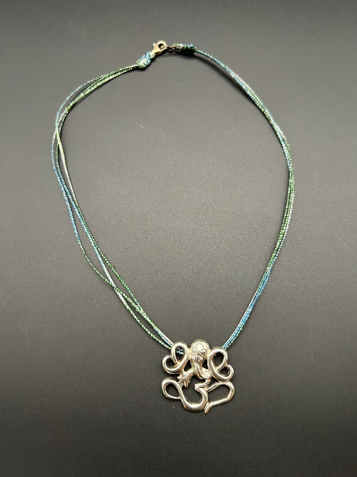 Ganesha Om Sterling Necklace by Theofilos
