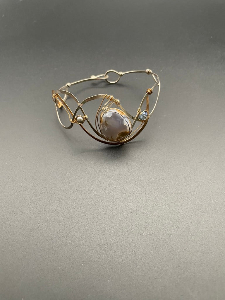 Sterling Wave Bracelet by Vanessa