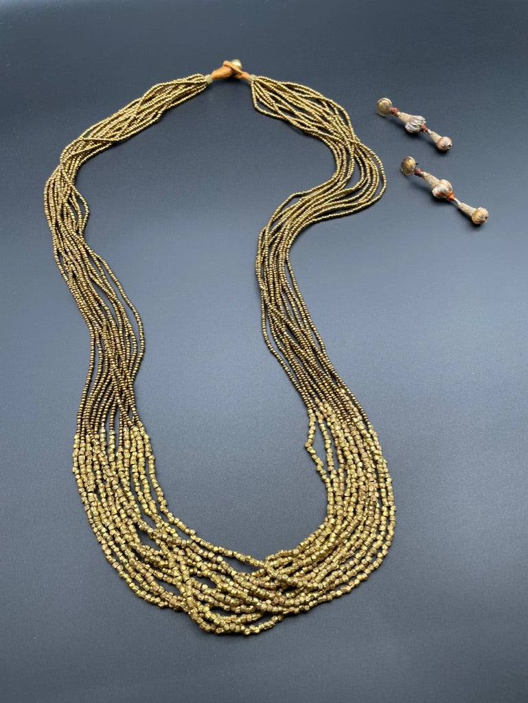 Gold Beads Necklace