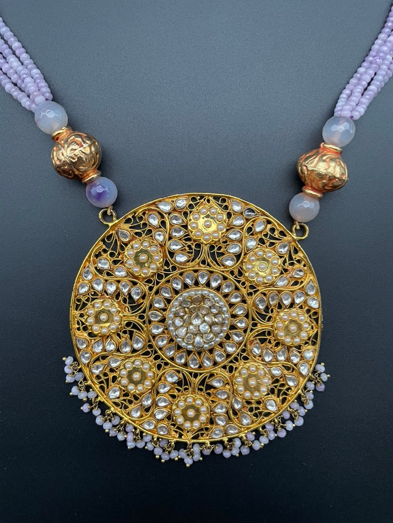 Reversible Medallion Necklace