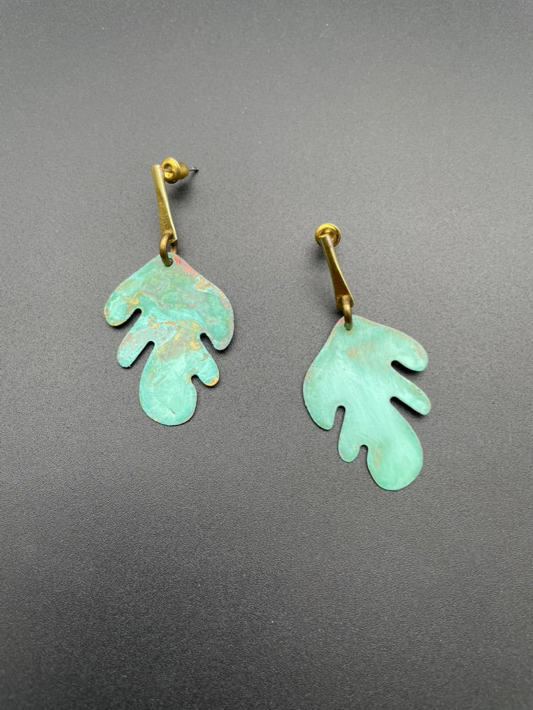 Matisse Leaf Earrings by Sibilia