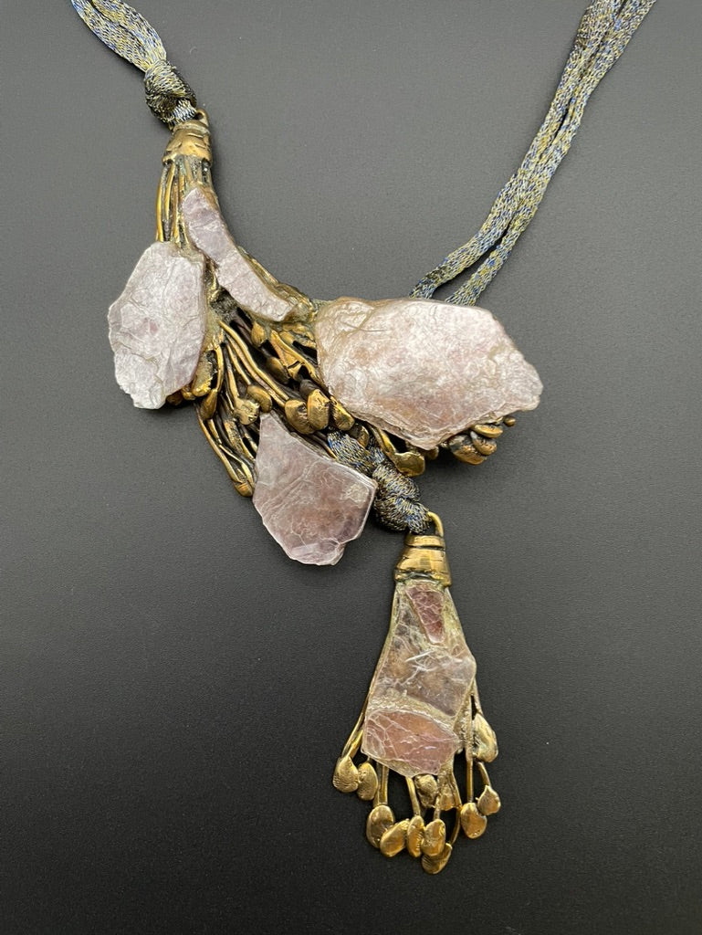 Mica and Bronze Selen Showstopper Necklace