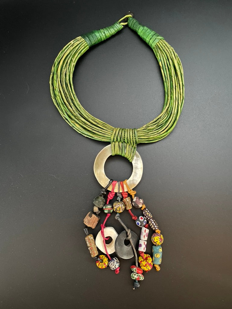 African Charm Choker