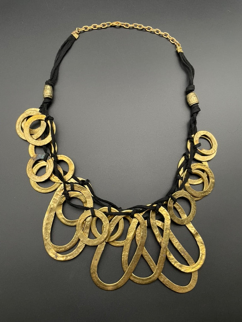Bronze Selen Circles Necklace