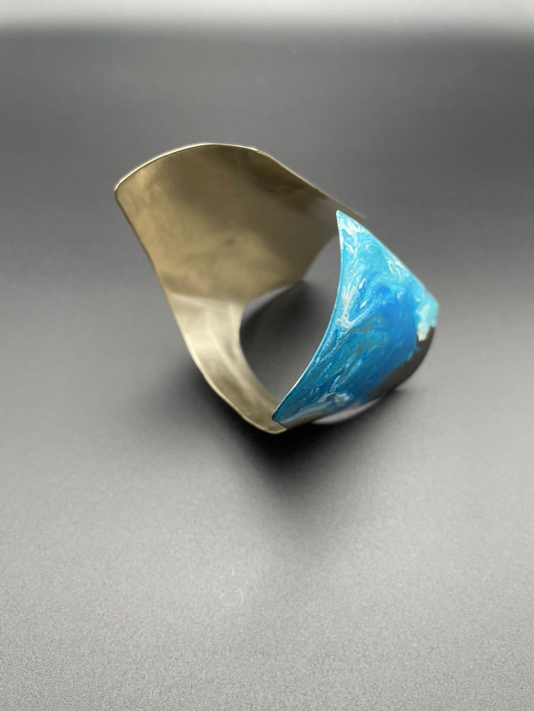 Jumbo Silver Storm Cuff Bracelet by Sibilia