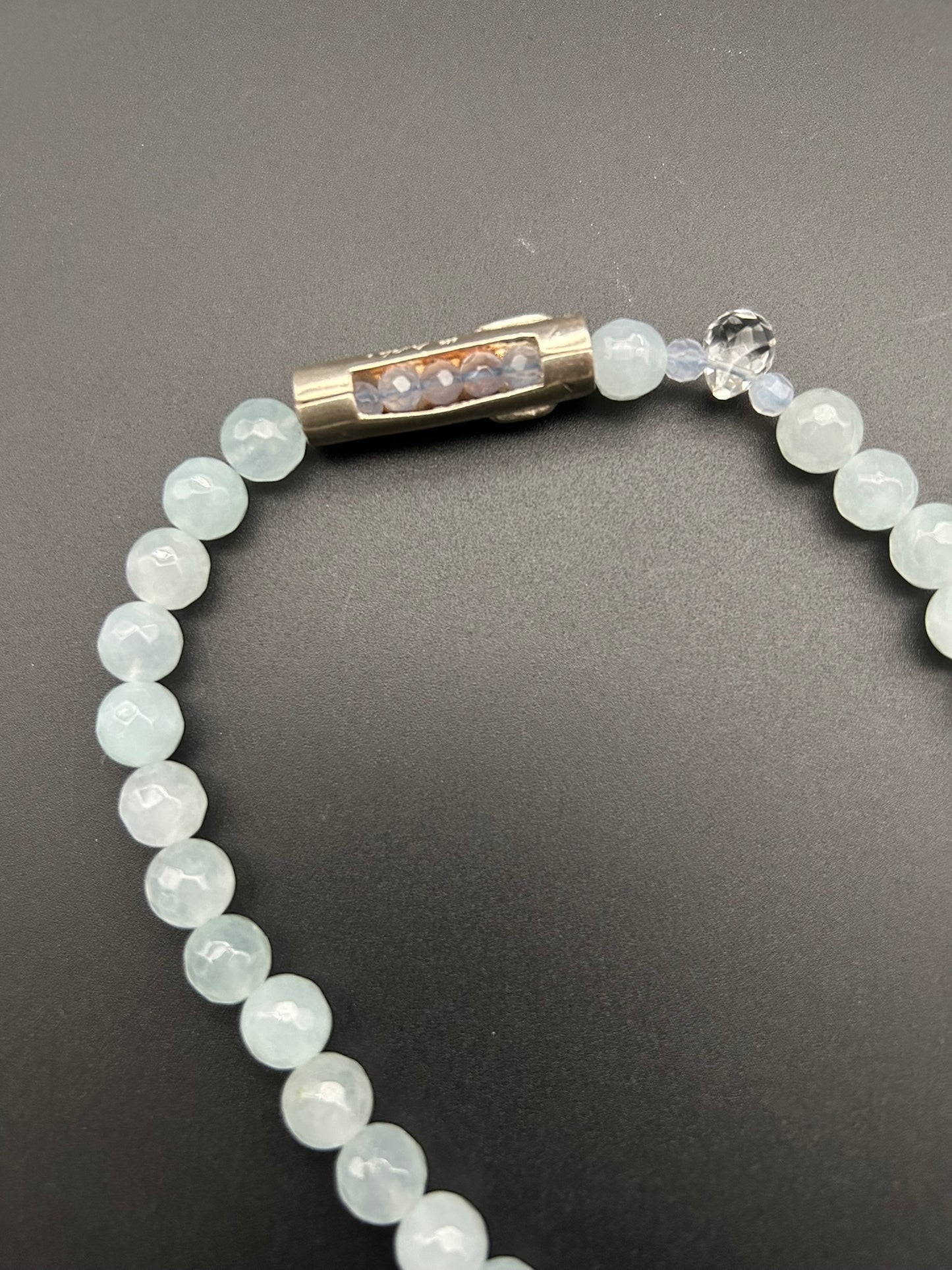 Aquamarine Tree Goddess Necklace by Theofilos