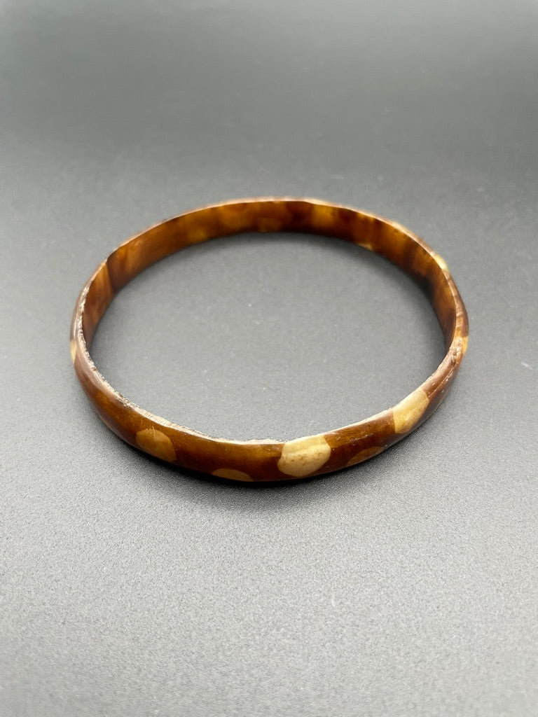 Thin Horn Bangle Bracelet-- version A