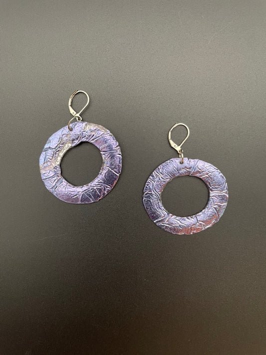 Rubber Circle Earrings