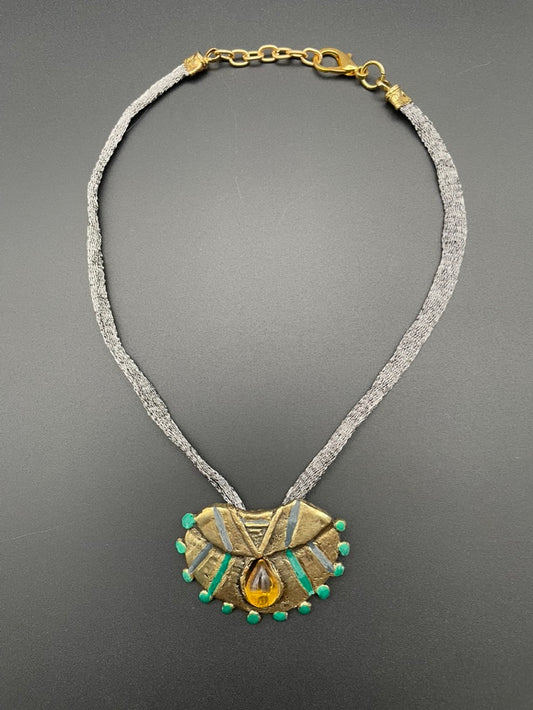 Tribal Bronze Selen Necklace