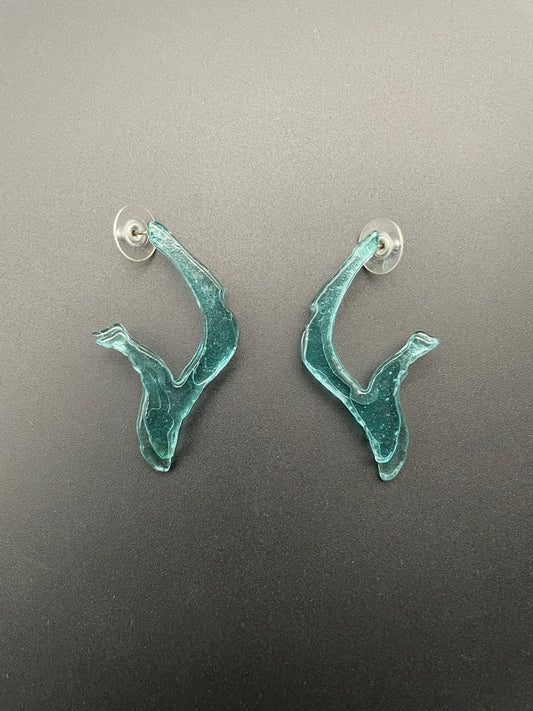 Glass Branch Earrings