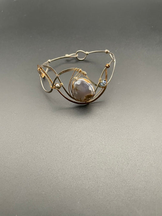 Sterling Wave Bracelet by Vanessa
