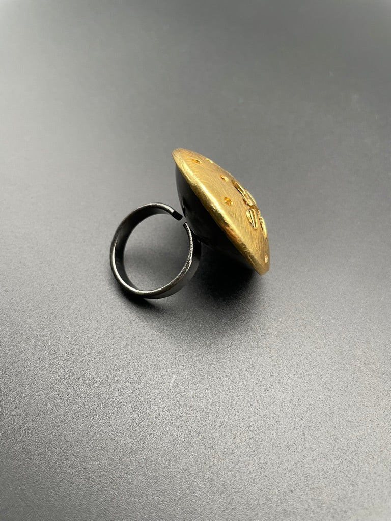 Botanical Bronze Cut-Out Ring by Theofilos