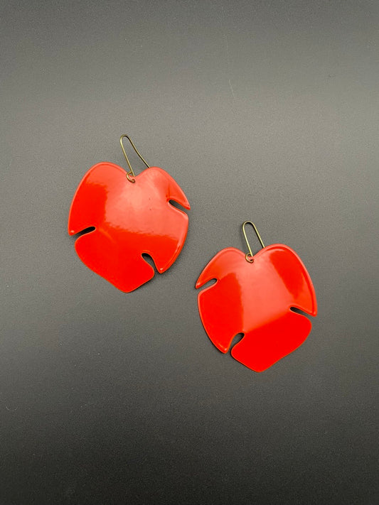 Jumbo Monstera Earrings by Sibilia