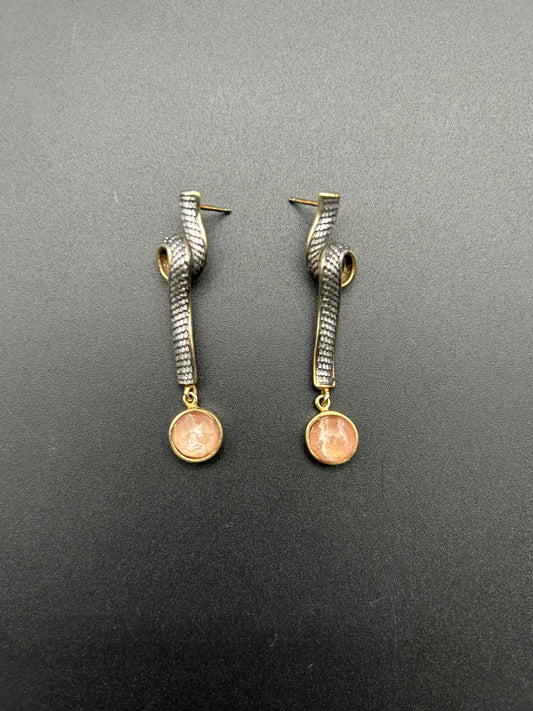 Sophisticated Snake Earrings by Theofilos