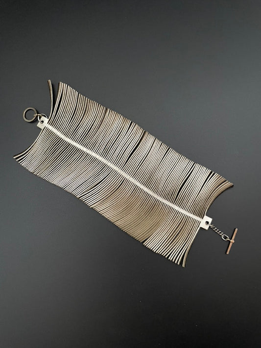 Metallic Leather Bracelet