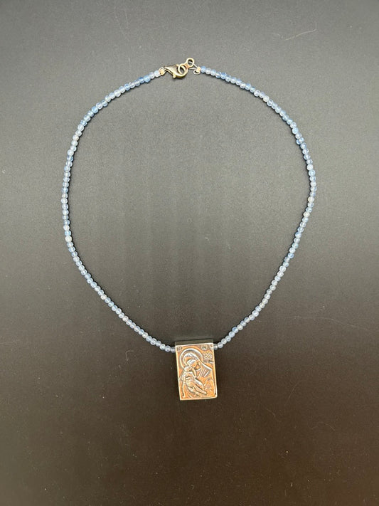 Madonna Icon Necklace by Theofilos