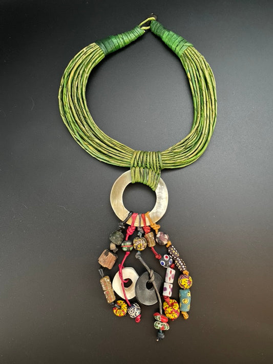 African Charm Choker