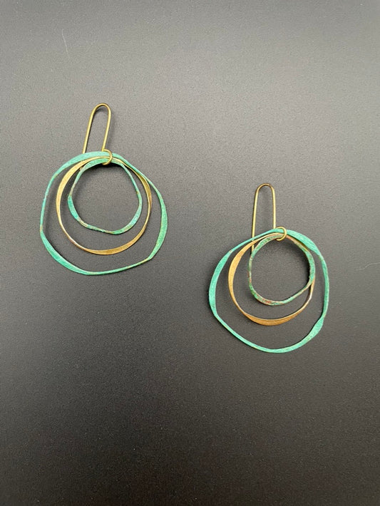 Triple Circles Earrings by Sibilia