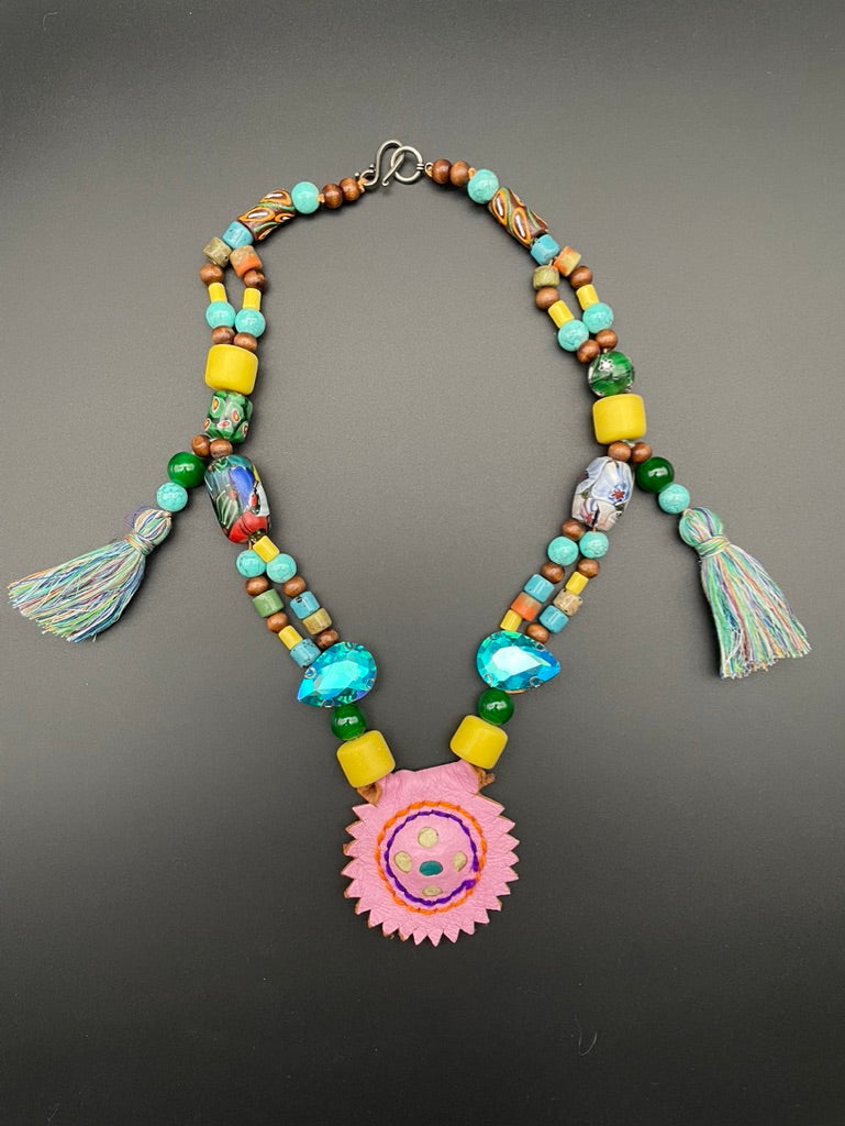  leather necklace