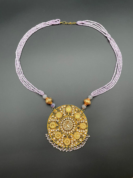 Reversible Medallion Necklace