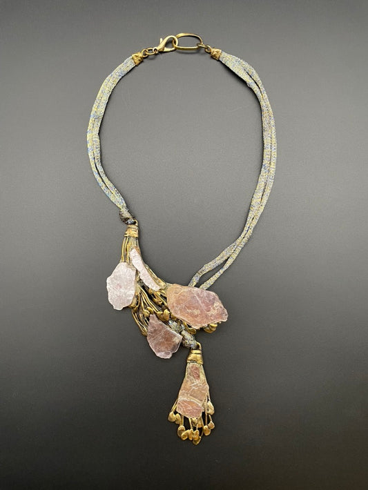 Mica and Bronze Selen Showstopper Necklace