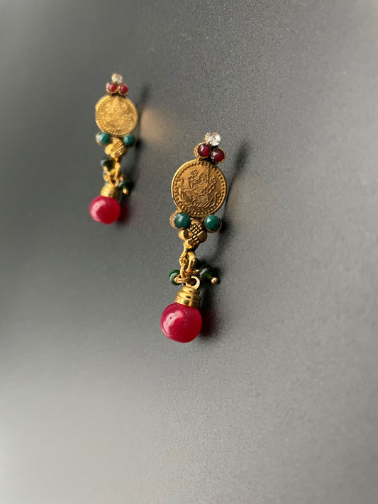 Indian Coin Earrings